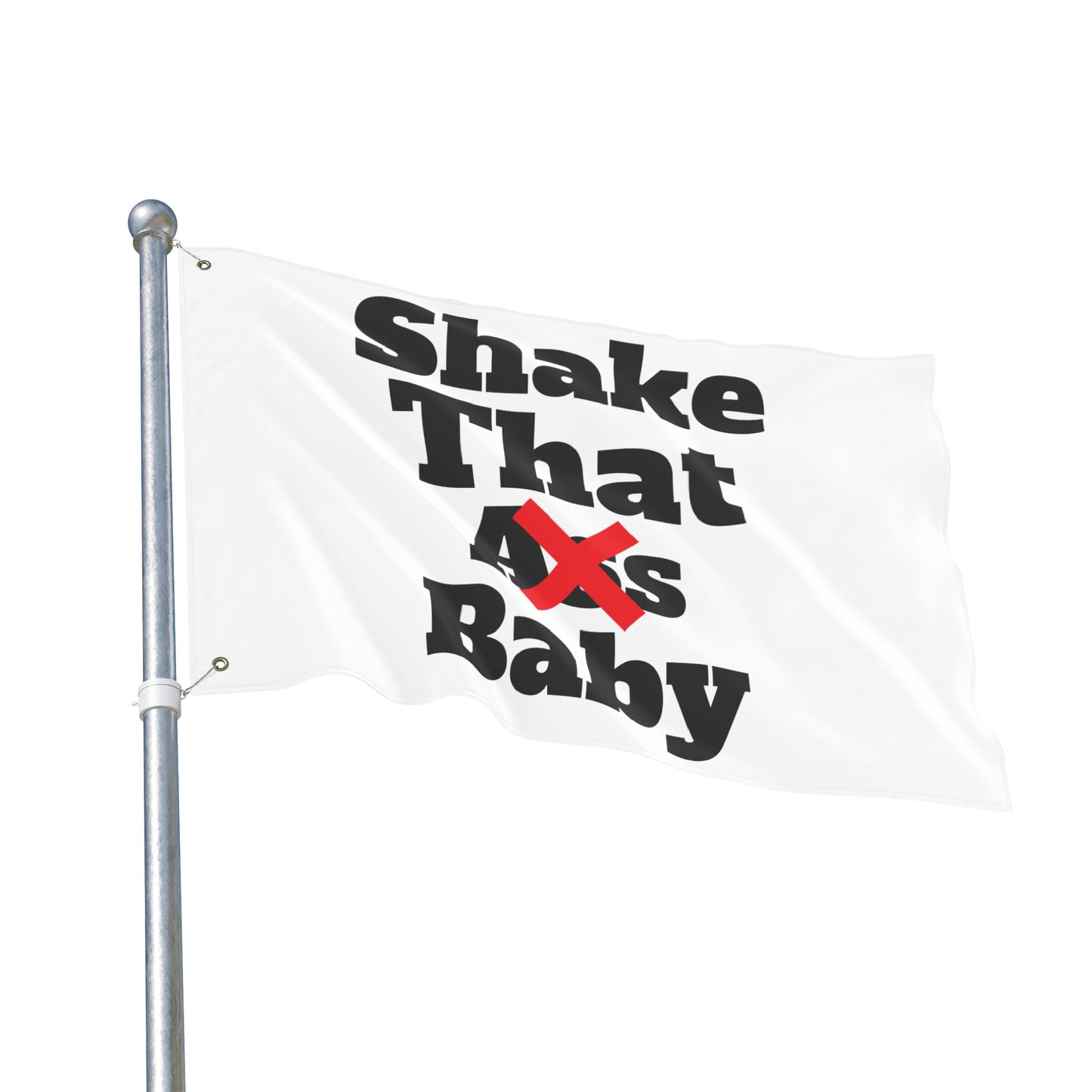 White Shake That Baby Flag