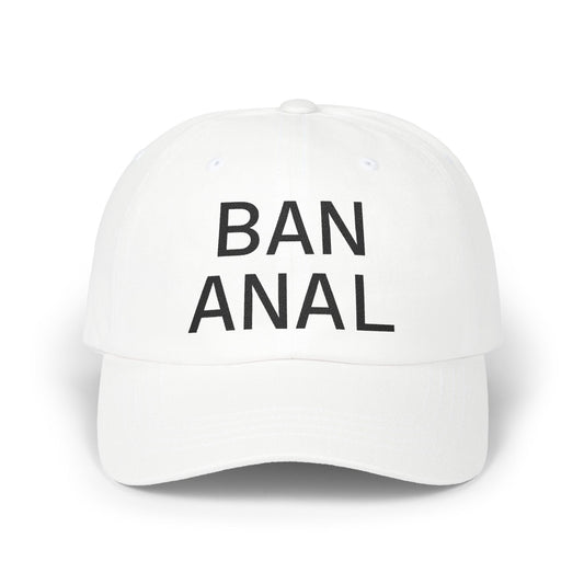 White Ban Anal Dad Cap