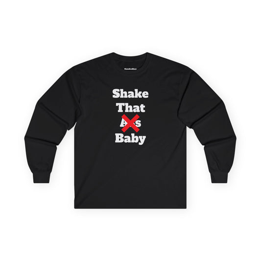 Shake that baby Black Longsleeve