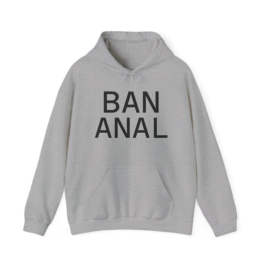 Ban Anal Grey Hoodie
