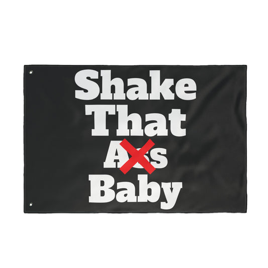 Black Shake That Baby Flag